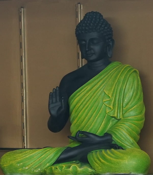 Budha Green + Black statu